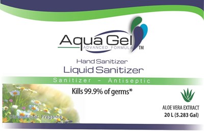 Aqua Gel Liquid Hand Sanitizer 20 L (Aqua Gel Liquid Hand Sanitizer 20 L)